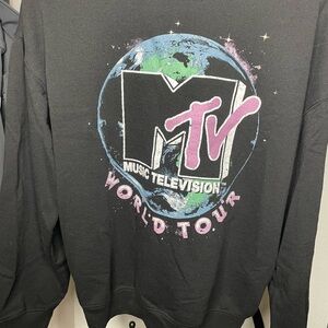 MTV World Tour Black Sweatshirt size:XL